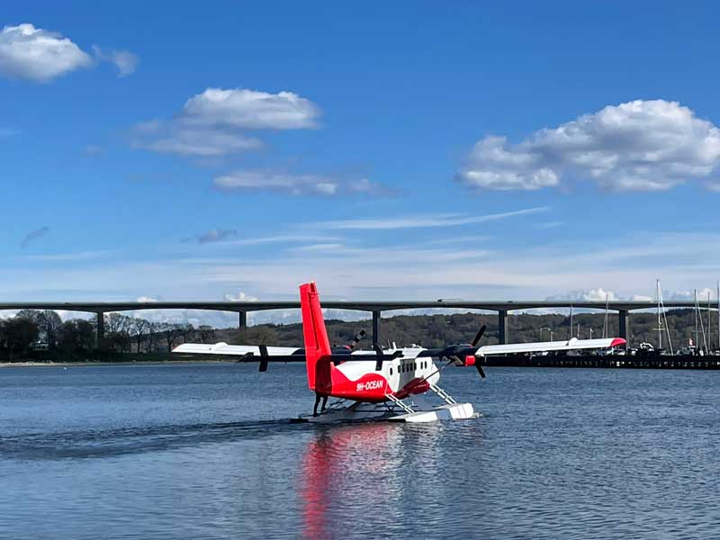 2024/5 Vandflyver taxa (9H-OCEAN) i Vejle Fjord